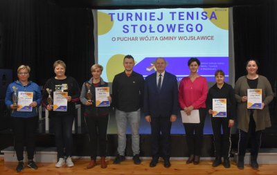 Okładka albumu: Turniej Tenisa Stołowego o Puchar Wójta Gminy Wojsławice